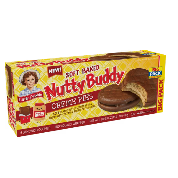 Little Debbie Big Pack Nutty Buddy Creme Pies