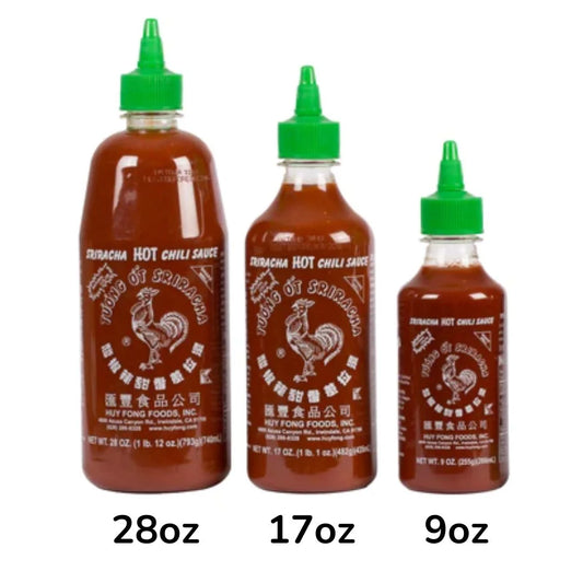 Huy Fong Foods Sriracha Hot Chili Sauce, 28oz (793g) Bottle