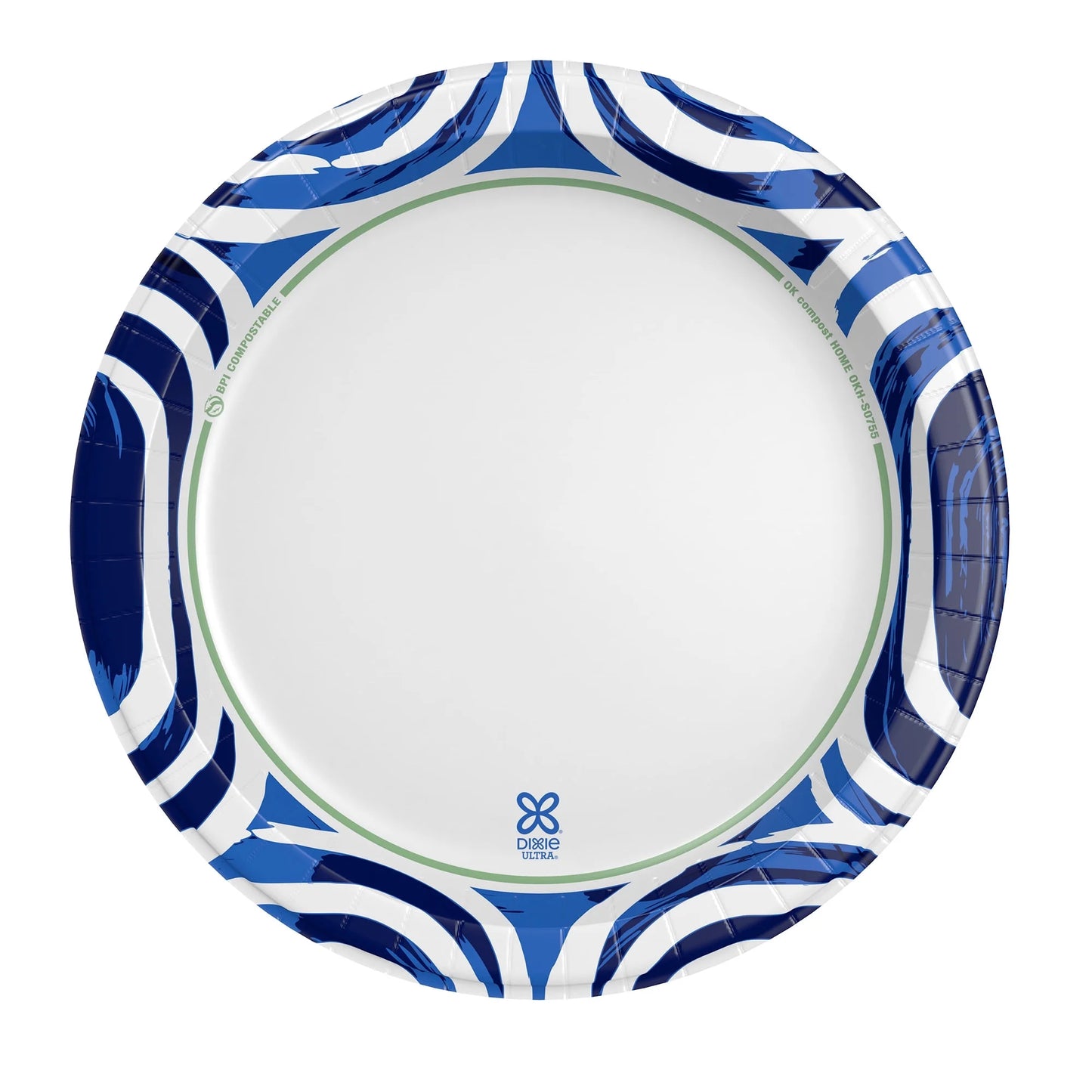 Dixie Ultra Disposable Paper Plates, 10", Multi-Color, 100 Count