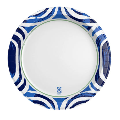 Dixie Ultra Disposable Paper Plates, 10", Multi-Color, 100 Count